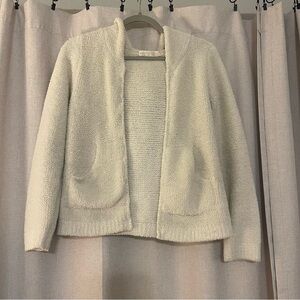 Barefoot Dreams Cozy Chic Hoodie Zip Up Sweater Cardigan